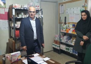 بازدید رییس دانشگاه علوم پزشکی مازندران از مرکز خدمات جامع سلامت روستایی سنگده