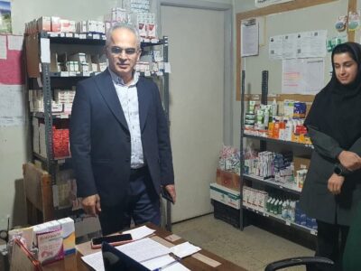 بازدید رییس دانشگاه علوم پزشکی مازندران از مرکز خدمات جامع سلامت روستایی سنگده