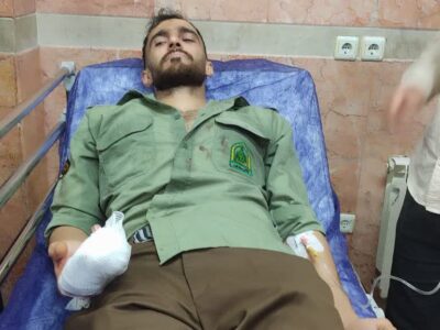 مدیرکل منابع طبیعی و آبخیزداری استان مازندران ؛   مجروح شدن و قطع انگشت‌مامور منابع طبیعی بابل در روز کارمند  و  در ازای حفظ منابع طبیعی