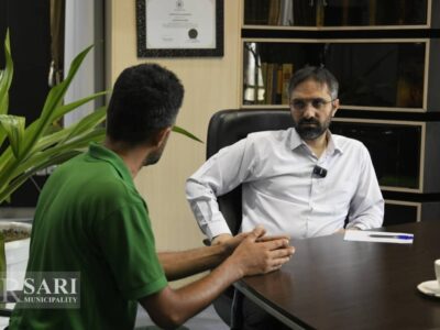 شهردار ساری در میان کارکنان: گامی جدید برای رفع دغدغه‌ها و تقویت روابط سازمانی