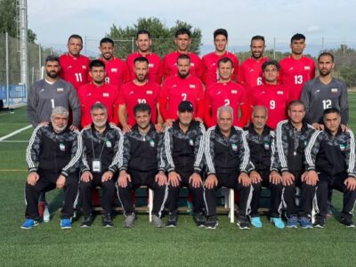 اردوی انتخابی تیم ملی فوتبال ۷ نفره / قربانی از ساری دعوت شد