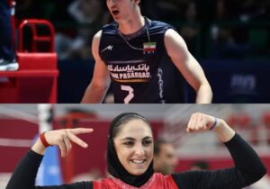 دو والیبالست ساروی بر بام آسیا/گرون آویز مدال طلا برای ورزشکاران