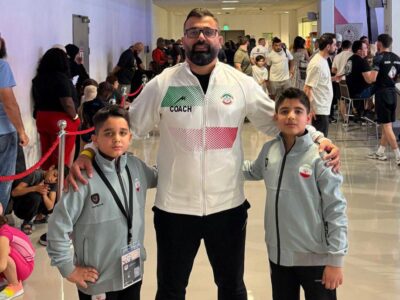 برای حضور در رقابت‌های جهانی جوجیتسو برزیلی ابوظبی ۲۰۲۵ ؛    تیم ایران با ۲ ورزشکار و یک مربی مازندرانی در این رقابت‌ها حضور یافت