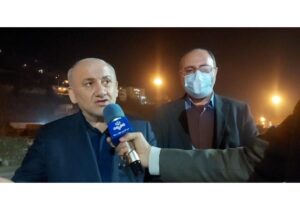 بازدید شبانه استاندار مازندران از پروژه پل شهر پل‌سفید
