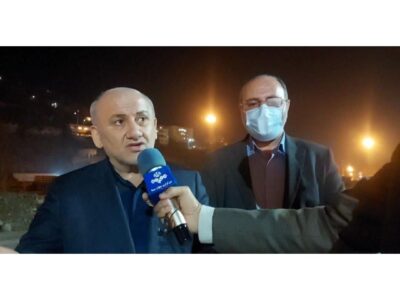 بازدید شبانه استاندار مازندران از پروژه پل شهر پل‌سفید