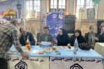 برپایی میز خدمت پاسخگویی به مخاطبان در مصلی نماز جمعه شهرستان ساری