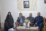 دیدار دفتر معاونت ارتباطات حوزه ریاست مجلس با خانواده‌های شهدای جنگ رمضان میاندورود