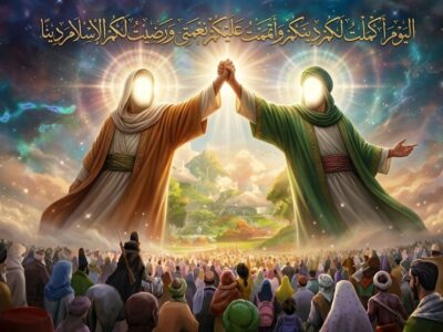 برپایی جشن غدیر در مرکز مازندران