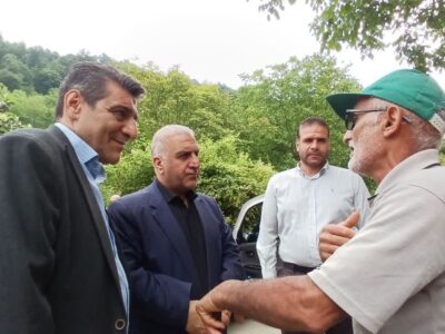 پیگیری مسائل زیرساختی روستاهای کلیجانرستاق در بازدید سرپرست فرمانداری ساری