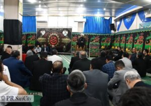 هم‌زمان با پنجمین روز محرم؛ آیین سوگواری سیدالشهدا(ع) در عمارت شهرداری ساری برگزار شد