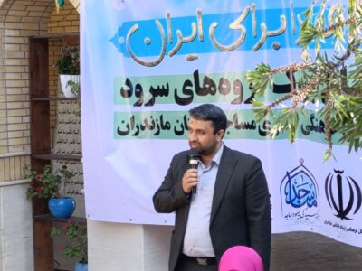 طنین «هوای تازه» در میعادگاه شهدای گمنام / از تاکید بر حکمرانی محلهمحور تا بیعت هنرمندانه بچههای مسجد با رهبر انقلاب