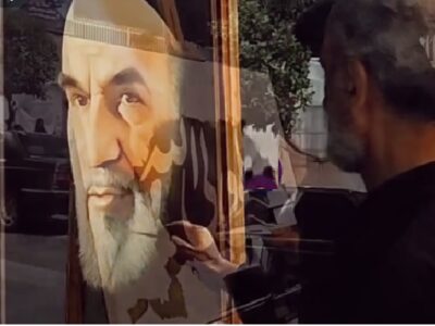 هنرنمایی هنرمند ان بابلسری در گرامیداشت غدیر و یاد امام خمینی(ره)