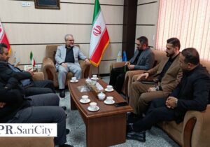 دیدار شهردار ساری با مدیرکل صدا و سیمای مازندران