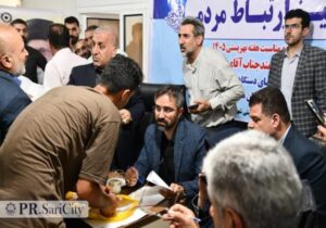 برگزاری میز ارتباط مردمی هفته بهزیستی با حضور شهردار ساری