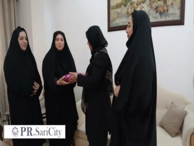 تجلیل مرکز امور بانوان و خانواده شهرداری ساری از همسر آزاده سرافراز